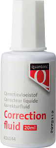 Quantore - Korrekturflüssigkeit 20ml | 3 Stücke