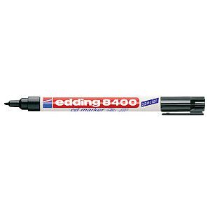 Edding - Permanentmarker für CD/DVD/BD E -8400 Schwarz