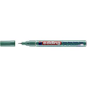Edding - Viltstift edding 780 lak rond 0.8mm metallic groen  | 10 stuks