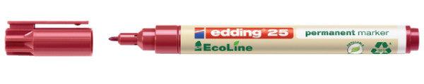 Edding - Felt -tip edding 25 eco environ 1 mm de rouge