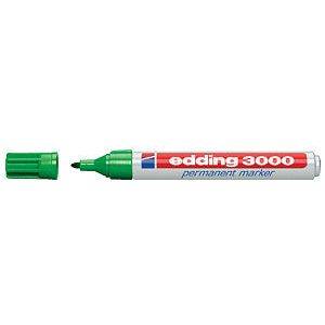 Edding -Filz -Tip Edding 3000 um Grün 1,5-3mm | 10 Stücke