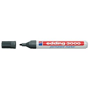 Edding - Viltstift edding 3000 rond 1.5-3mm grijs | 10 stuks