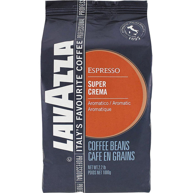 Lavazza - koffiebonen super crema, zak van 1 kg