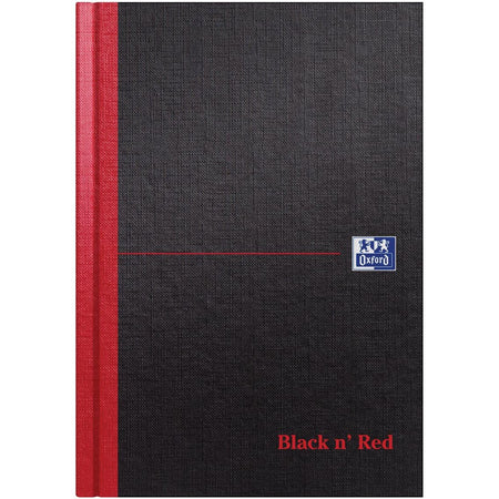 Oxford - Notebook Black n' Red A5 96 sheets line