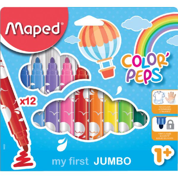 Maped - Viltstift maped color'peps my first set 12 kleuren | Blister a 12 stuk