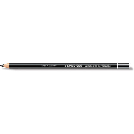 Staedtler - lápiz Lumocolor glasochrom permanente, negro