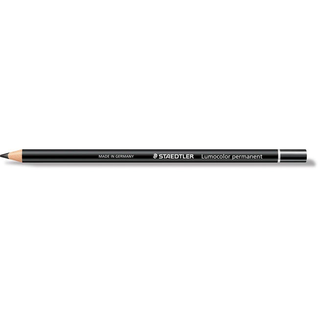 Staedtler - lápiz Lumocolor glasochrom permanente, negro