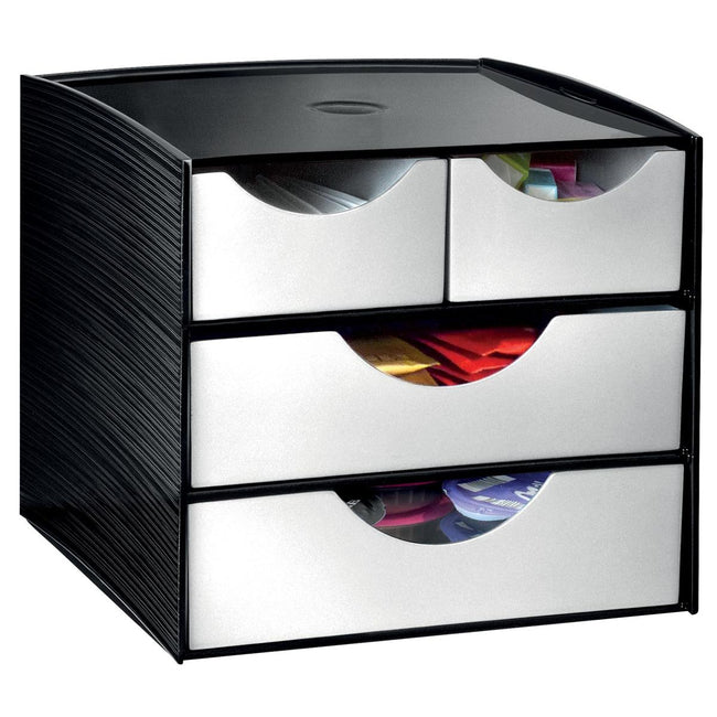 Take A Break by CEP - drawer unit for coffee corner, ft 18.6 x 18.5 x 17.5 cm, black/gray
