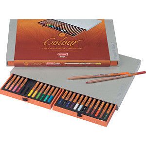Bruynzeel - Boîte de couleur Bruynzeel au crayon coloré | Réglez une pièce 24 | 4 pièces