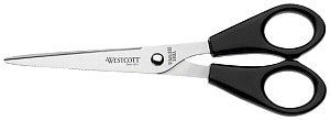 Westcott - Schere, 15 cm, symmetrische Augen, schwarz