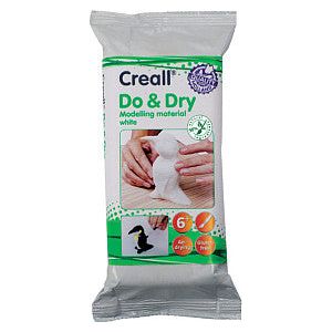 Creall - Klei creall do+dry airdrying wit 500gr | Stuk a 500 gram | 12 stuks