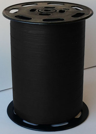 Krullint paperlook 10mm x 250 meter kleur 23 Zwart