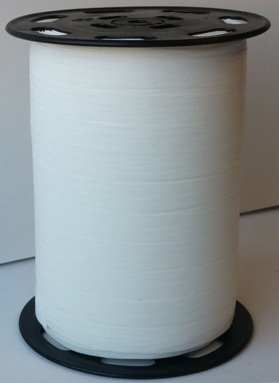 Krullint paperlook 10mm x 250 meter kleur 51 Wit