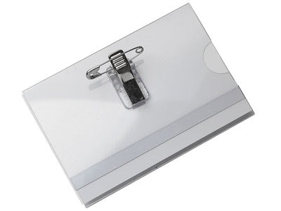 Klika - Pin clip transp insignia 90x57 mm 24uds