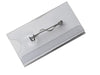 Klika -  Badge transp met speld 74x40 mm 24 stuks