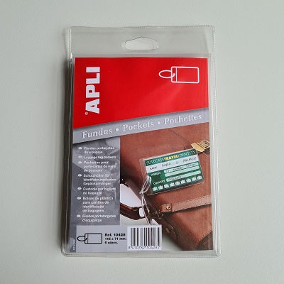 Klika - Suitcase label 6 pockets with 6 connectors