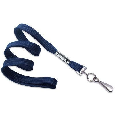 Klika - Lanyard with metal hook, width 10mm dark
