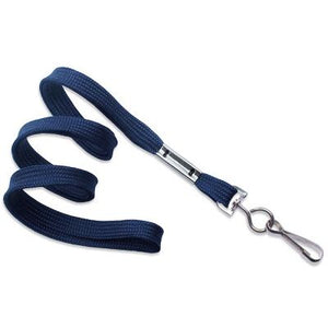 Klika -  Keycord met metalen haak, br 10mm donkbl