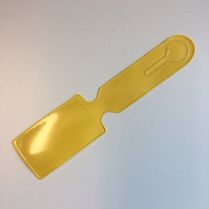 Klika -  Kofferlabel 55x230mm geel insteek 250st