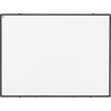 Smit Visual - Softline whiteboard, emaille, magnetisch, zwart profiel, 90 x 120 cm