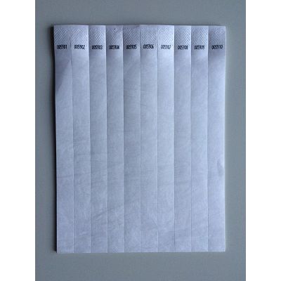 Klika - Nastri di accesso colore bianco 100 pezzi