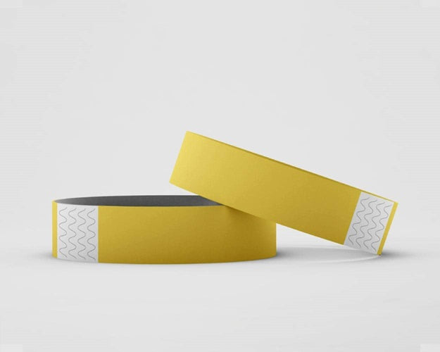 Klika - Zugangsbänder Farbe Gelb 100 Stück