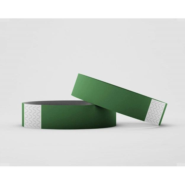 Klika -  Toegangsbandjes kleur groen 100 stuks