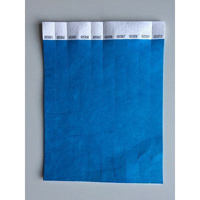 Klika - Toegangsbandjes kleur blauw 100 stuks