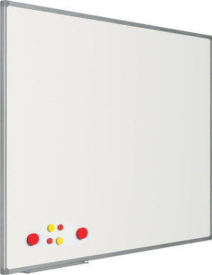 Smit Visual - pizarra blanca, acero lacado, magnética, 60 x 45 cm
