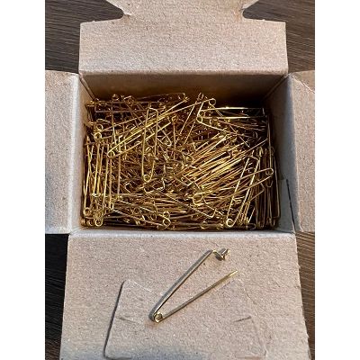 Klika - Corsage pins 30 mm brass 1000 pcs