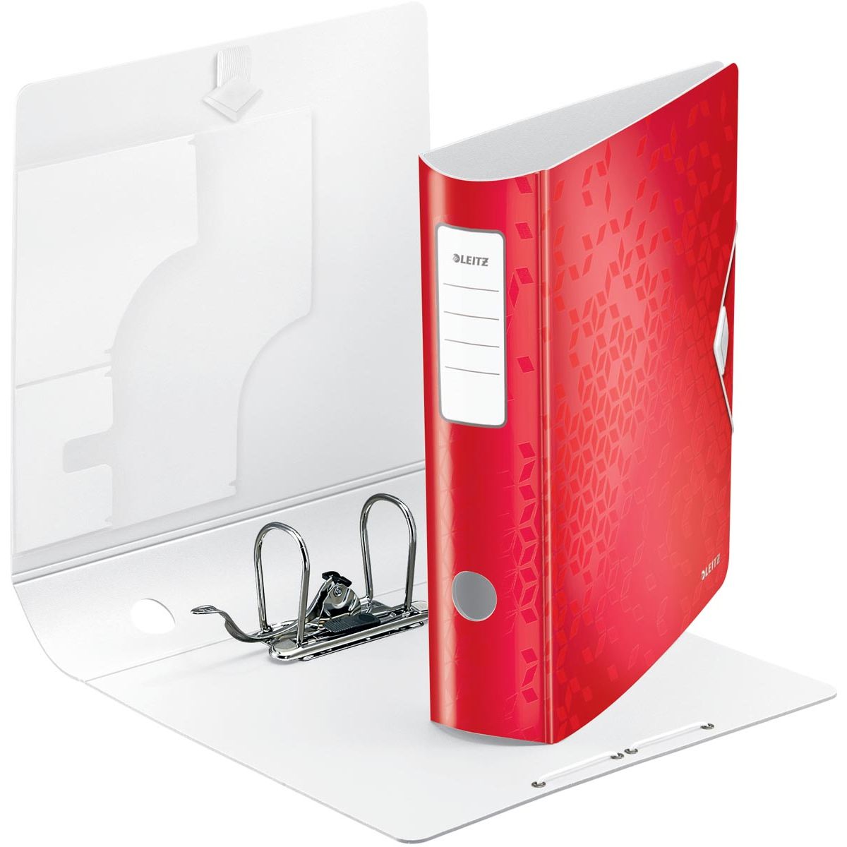 Leitz - Cartella WOW Dorso attivo di 8,2 cm, rosso