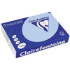 Clairefontaine - Trophée tel, farbiges Papier, A4, 160 g, 250 Blatt, blau