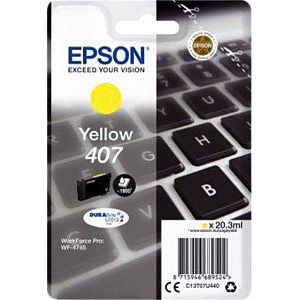 Epson - Inktcartridge epson 407 t07u440 geel | 1 stuk | 8 stuks