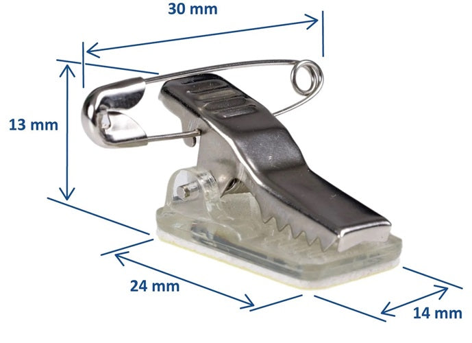 Klika - Clip autoadhesivo con pasador