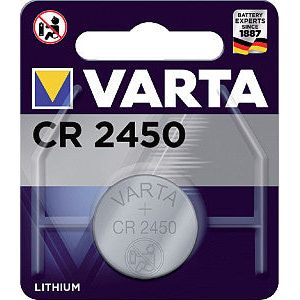 Pile bouton Varta CR2450 lithium blister de 1 pièce