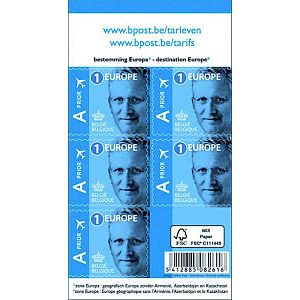 Postzegels - Postzegel belgie 50x waarde 1 euro doosje | Pak a 50 stuk