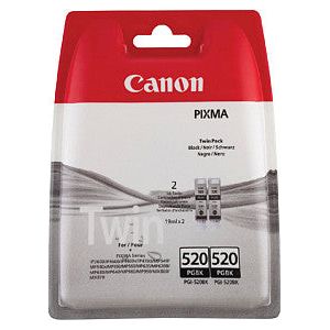 Canon - Inkcartridge Canon PGI -520 Black 2x | Définir un 2 pièces