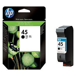 HP - Inkcartridge HP 51645A 45 Black | 1 pièce | 40 pièces