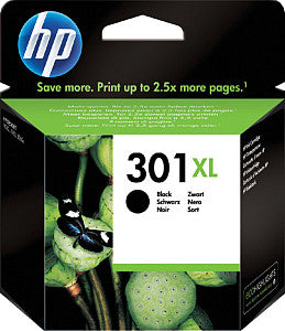 HP - inktcartridge 301XL, 480 pagina's, OEM CH563EE, zwart