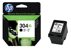 HP - inktcartridge 304XL, 300 pagina's, OEM N9K08AE, zwart