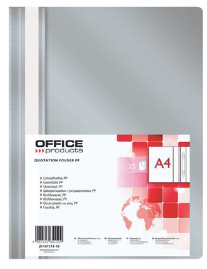 OFFICE products -   snelhechtmap, grijs