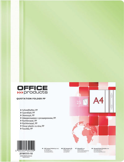 OFFICE products -   snelhechtmap, lichtgroen
