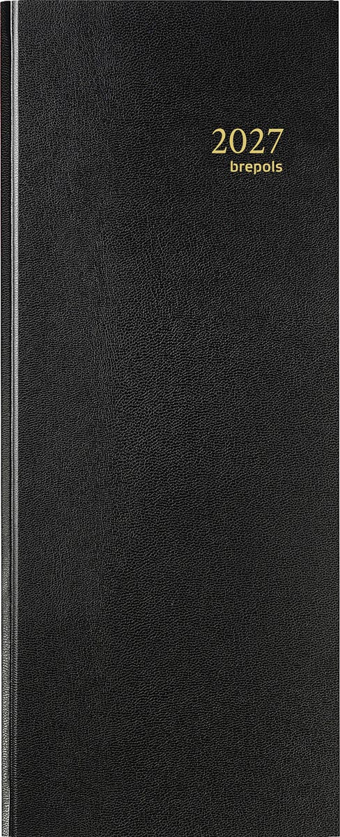 Brepols - Agenda 2026 Saturn Lima 1 jour/1 page noir