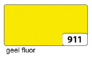 Folia - Echalage Carton Folia 1 -Sige 48x68cm 380gr Nr911 Fluor Gelb