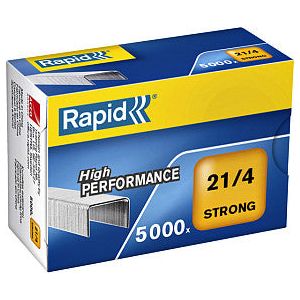 Rapid - Staples 21/4 verzinkt stark 5000 Stücke | 5 Stücke