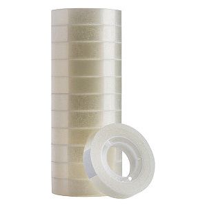 Quantore - Klebeband 12mmx33m transparent | 12 Stücke