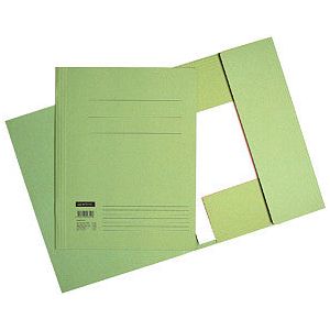 Chemise de classement Quantore folio 320gr vert | 10 morceaux