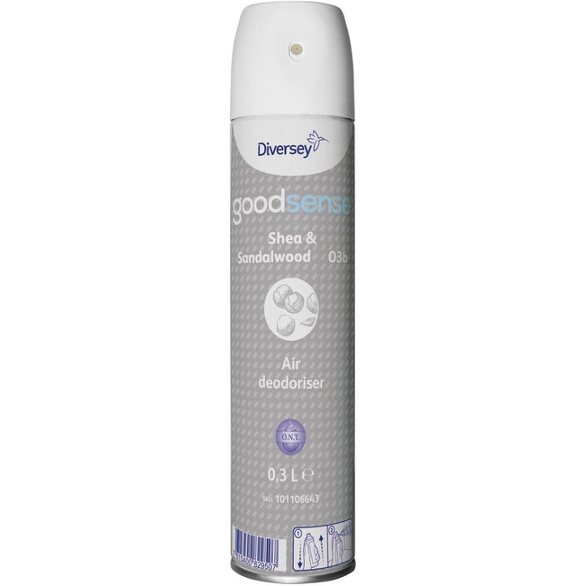 Good Sense - Good deodorante per ambienti Shea Sandalwood, flacone da 300 ml