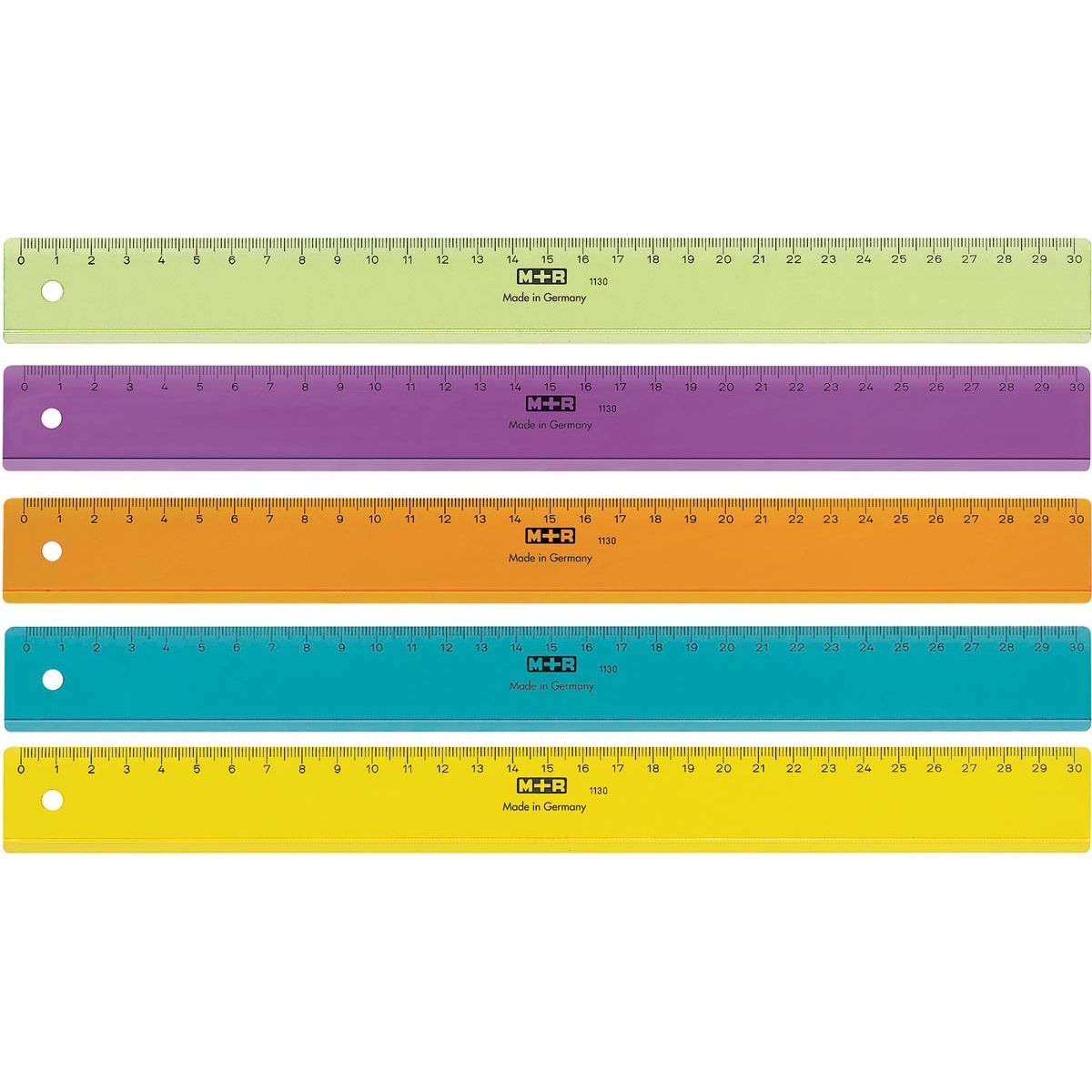 M+R - slat, made of plastic, in assorted colours, 30 cm
