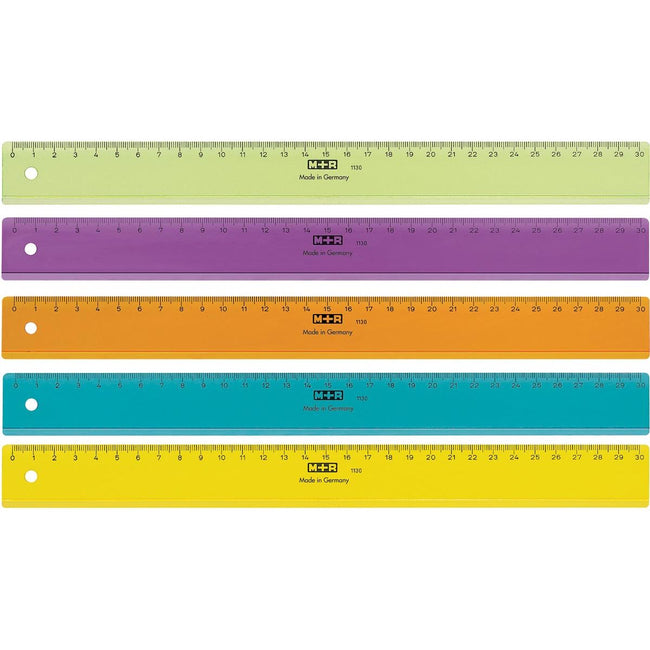 M+R -   lat, uit plastic, in geassorteerde kleuren, 30 cm